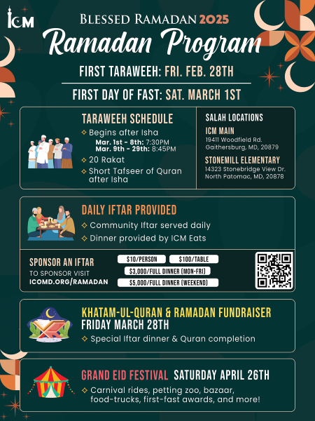 ICM Ramadan 1446/2025 Programs