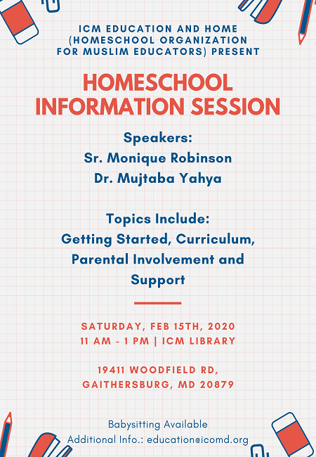 Information Session About Homeschooling