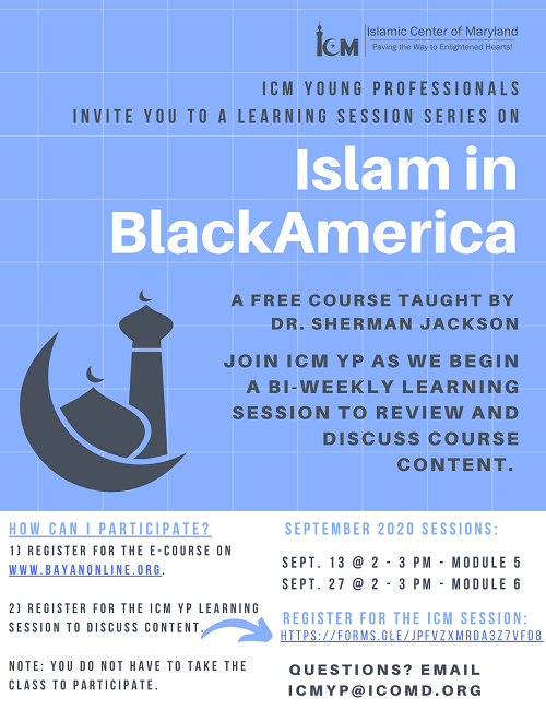 Learning session: Islam In Black America