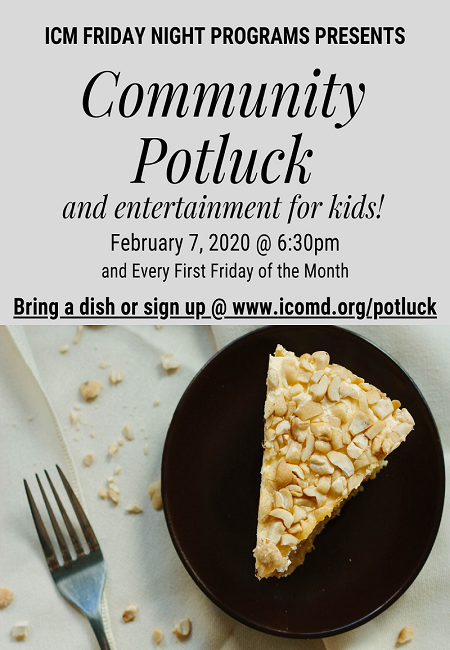 Community Potluck & Kids Entertainment