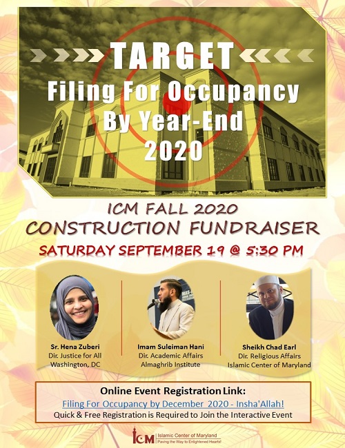 Construstion Fundraiser Fall 2020