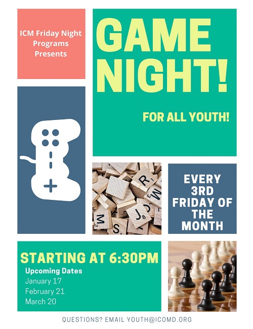 Game Night! Come Join Us At ICM