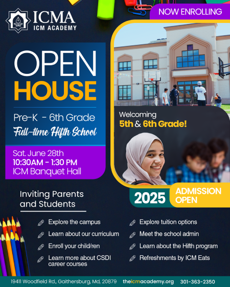 ICMA – Full-Time School (Open House 2025)