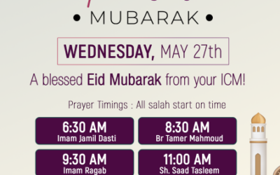 ICM Eid-al-Adha Announcement