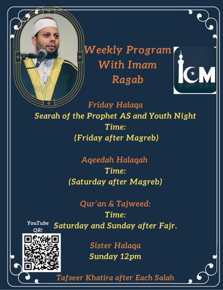Weekly Program with Imam Ragab