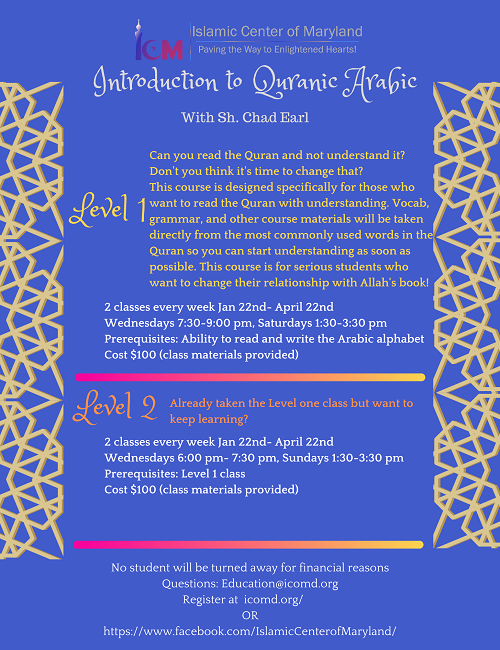 Introduction To Quranic Arabic
