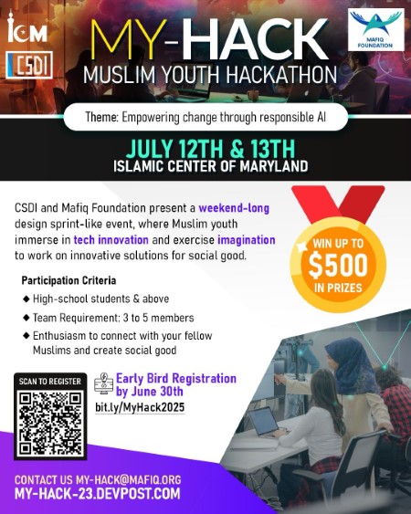 CSDI- MY-HACK Muslim Youth Hackathon