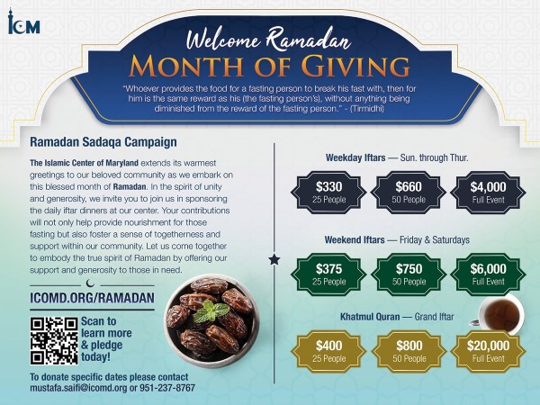 Ramadan Month Giving
