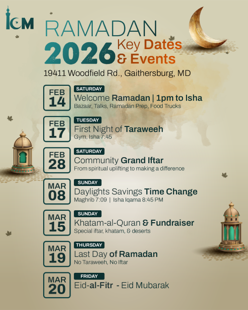 Ramadan 1447/2026 Key Dates & Events
