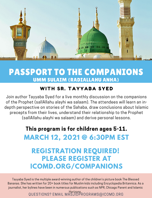 Companions Series With Sr. Tayyaba Syed
