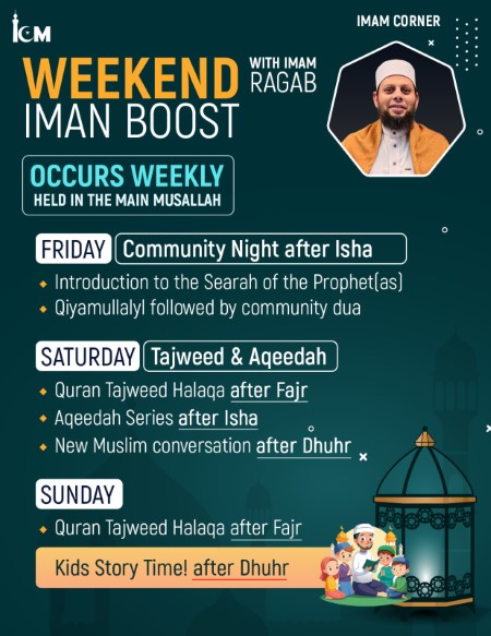 Weekend Iman Boost with Imam Ragab