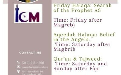 Weekly Program with Imam Ragab