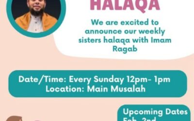 Weekly Sister Halaqah with Imam Ragab