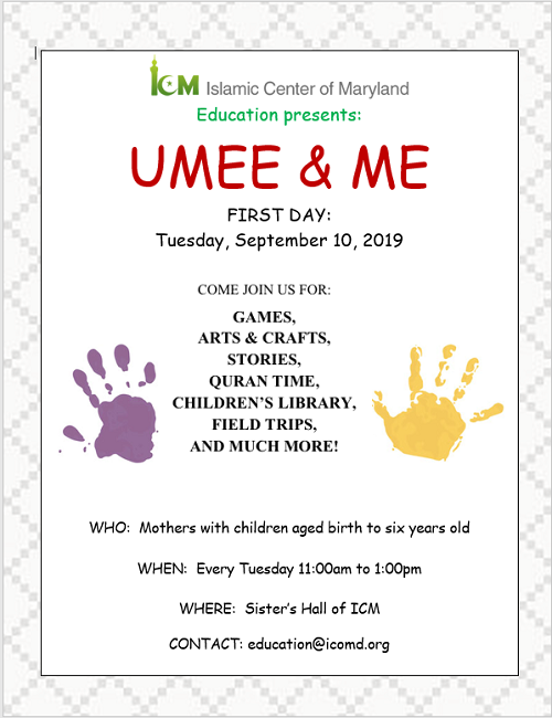Umee & Me Every Tuesday: Register Here